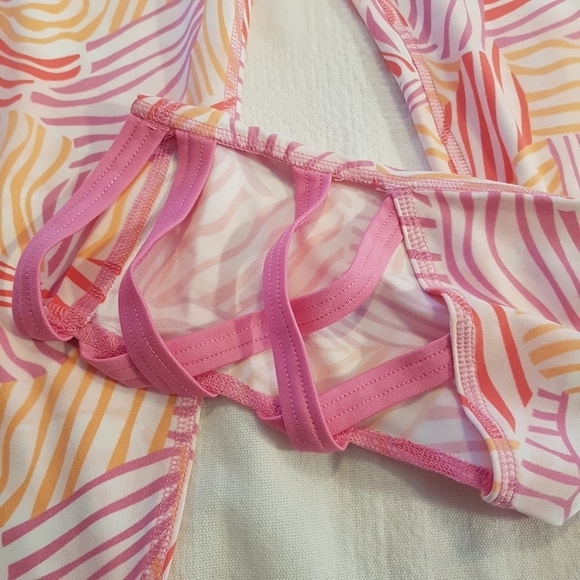 Ideology girls size XL 16 pink zebra stripe leggings - Picture 4 of 9